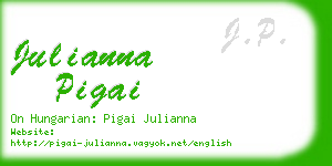 julianna pigai business card